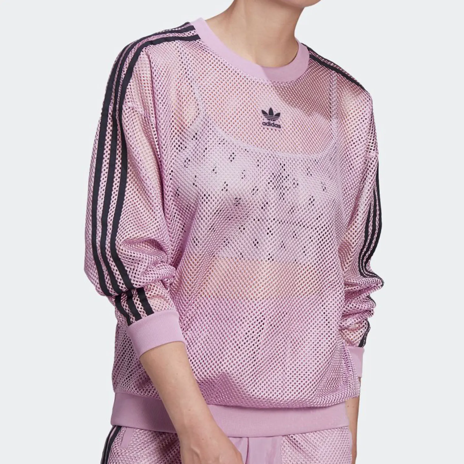 

Adidas подлинная летняя новая женская спортивная повседневная дышащая толстовка с круглым вырезом GP2151