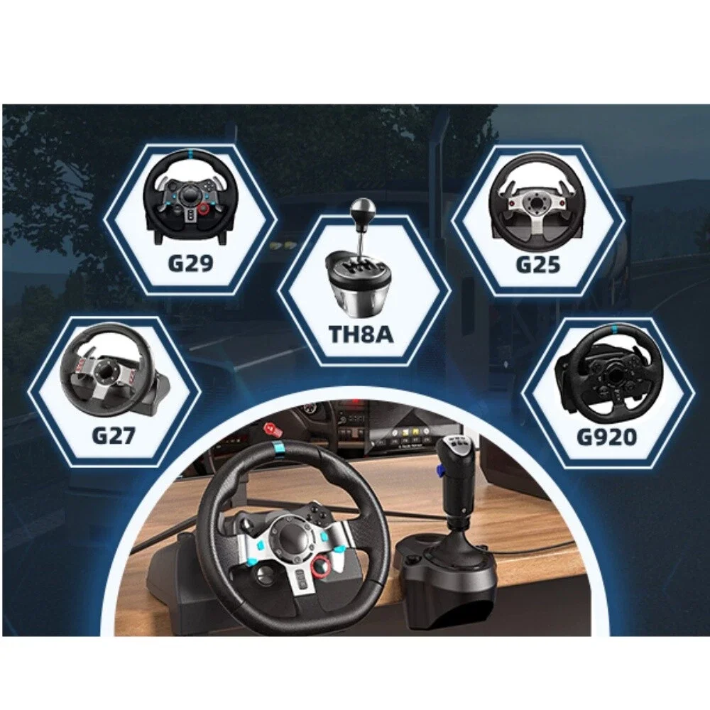 

Gearshift Knob Game-Enhanced Usb Truck Simulator Shifter Game Simulator Shifter High-Quality Racing Game Gearshift For American