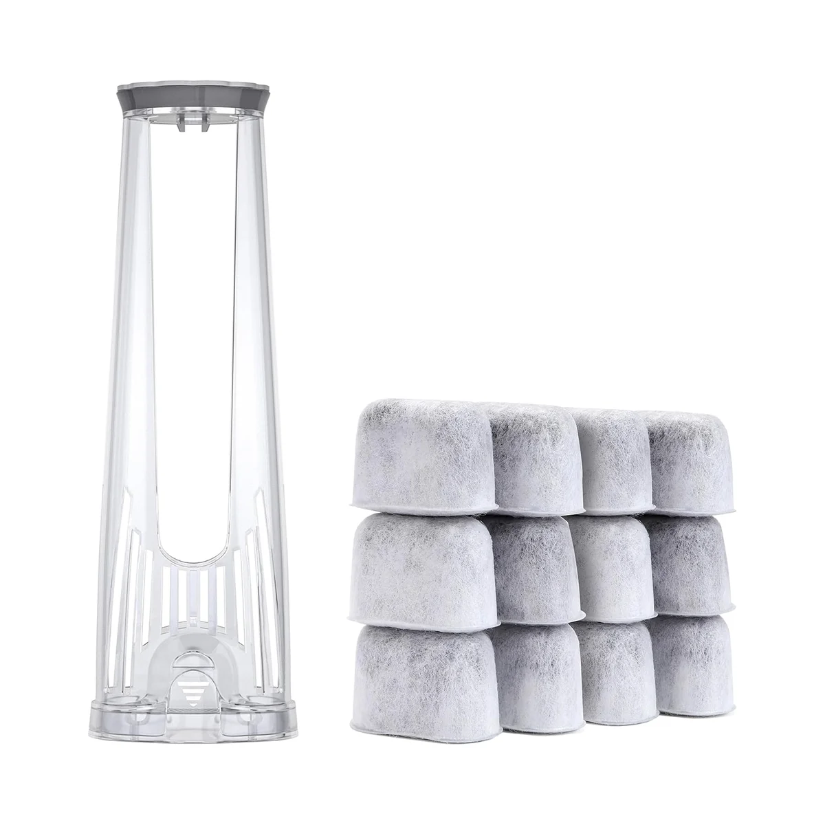 يتضمن فلتر القهوة لأجزاء ماكينة صنع القهوة 2.0 وK-Slim حامل فلتر خزان جانبي وخراطيش فلتر مياه