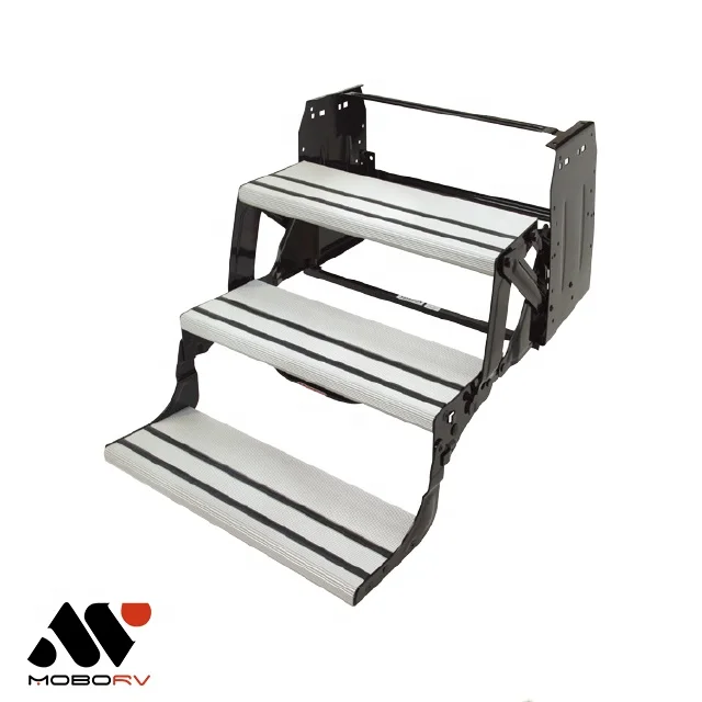 

MOBO Motorhome Part Accessories For Recreational Vehicle Manual Entry Steps For Camping Car RV And Caravan Application