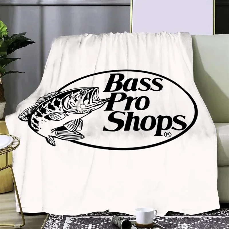 

Fun Bass Fishing Printed Blanket Picnic Blankets Warm Blanket Soft and Comfortable Blanket Home Travel Birthday Gift