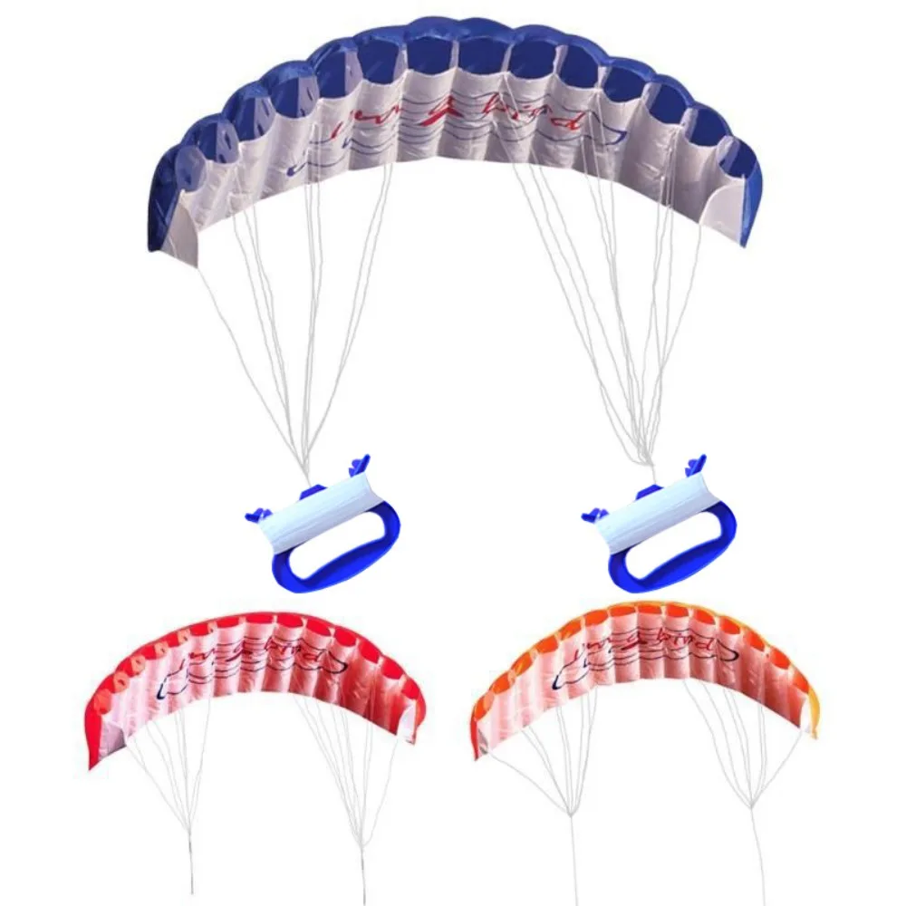 Professional Double Power Stunt Kite Dual Line 30 Meters Line 1.4m Parachute Kite Flying Toy Soft Sport Beach Kite Garden