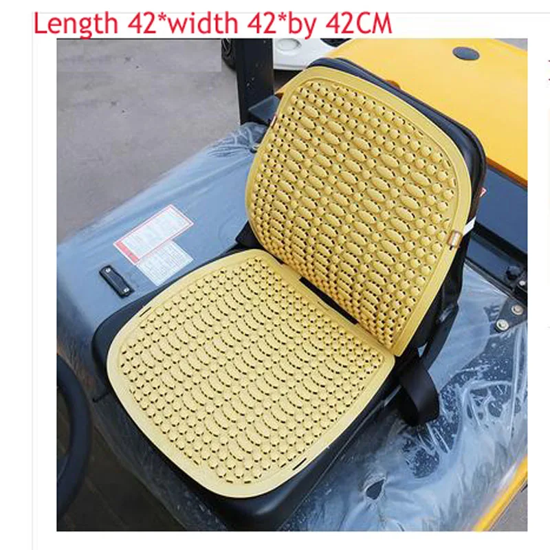 Forklift Cushion Summer Weather Ventilation Cushion Truck Car Plastic Cushion Breathable Excavator Forklift Cool Cushion