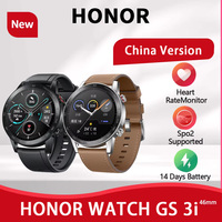 Honor Smart Watch GS 3i 14 Days Battery Life Blood Oxygen Detection Smartwatch GS Pro Bluetooth Call for Men Swimming Waterproof