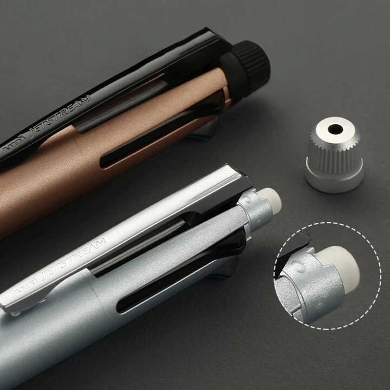 UNI 5 in1 Multi-Function Stationery Ballpoint Pen+Mechanical Pencil 0.5/0.7/0.38MM Replaceable Core Quick Drying School Supplies
