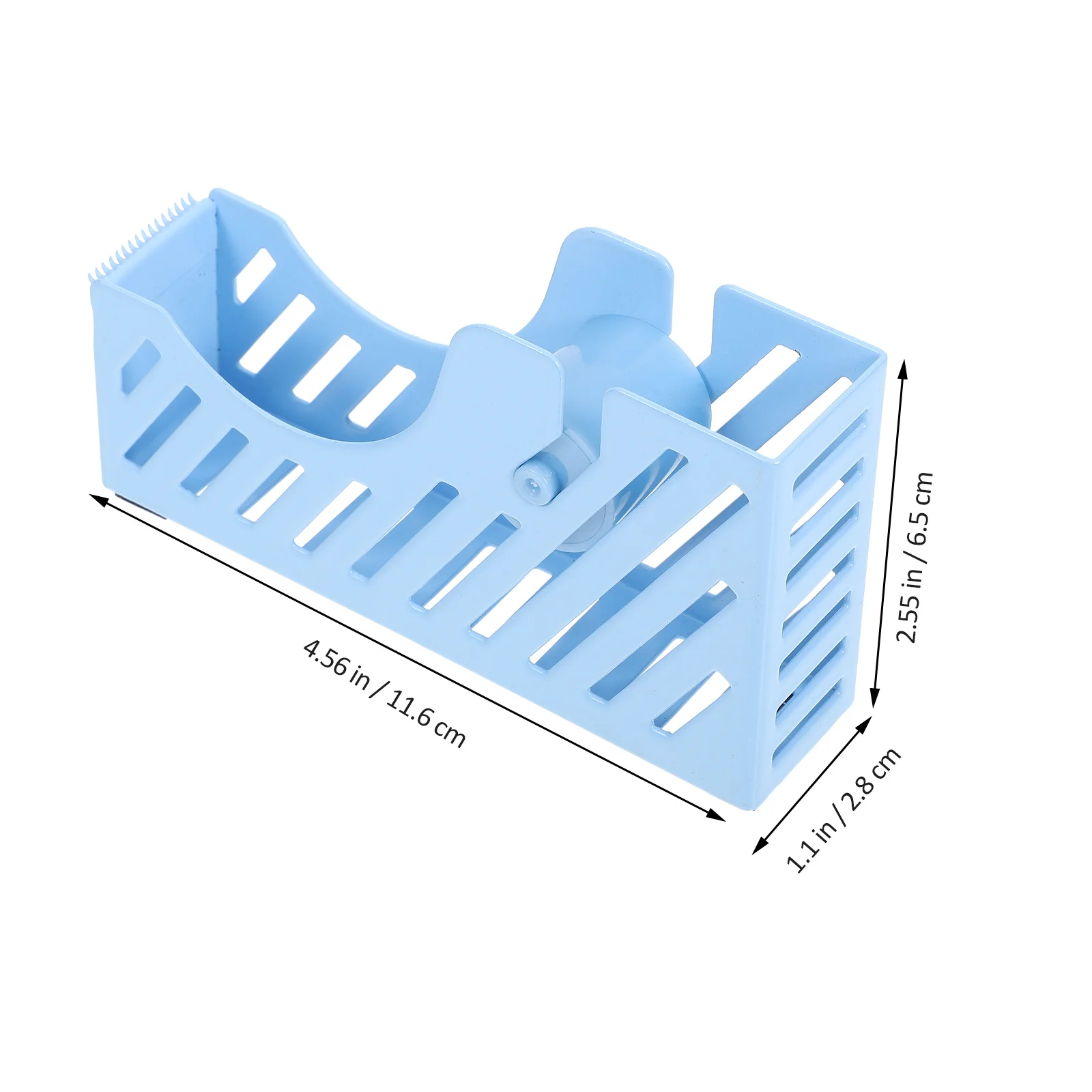 Dispenser per nastro in ferro resistente Sigillatura da tavolo Pratico accessorio da scrivania per ufficio Strumento di imballaggio trasparente portatile Design minimalista