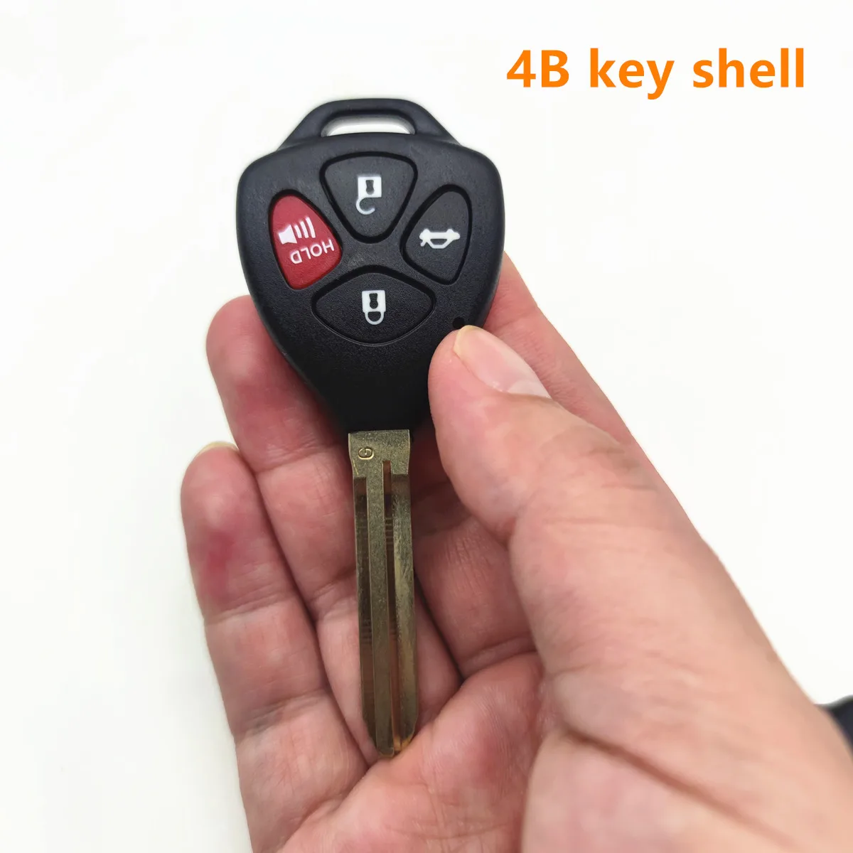 1 قطعة/الوحدة 4 أزرار مفتاح السيارة عن بعد قذيفة الحال بالنسبة لتويوتا كامري أفالون كورولا فينزا 2007-2012 TOY43 شفرة مفتاح فوب قذيفة