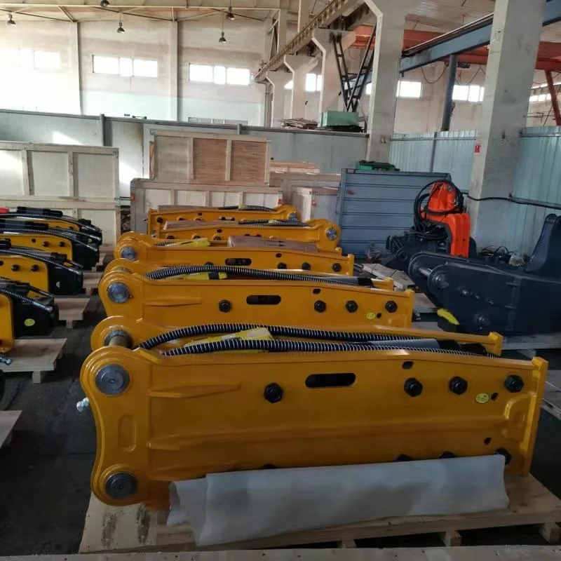 SB40 Top  Hydraulic Rock Breaker Attachment, Powerful Tool For Hard Concrete Road Demolition Construction Jobs view 5