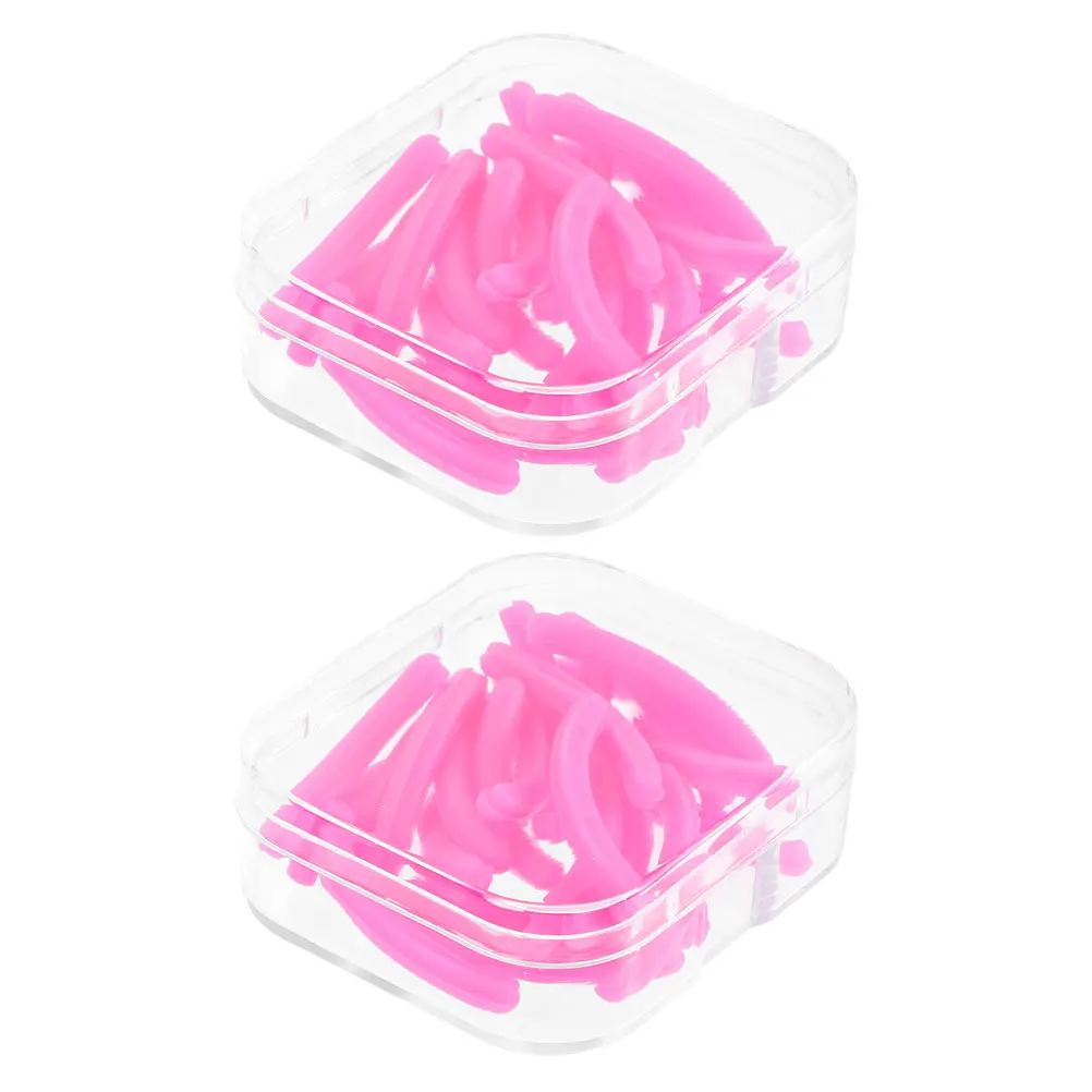 

48pcs Curler Silicone Silicone Curler Pad Refills Pad Refills Replacement Pads High Elasticity Portable Safe Materials