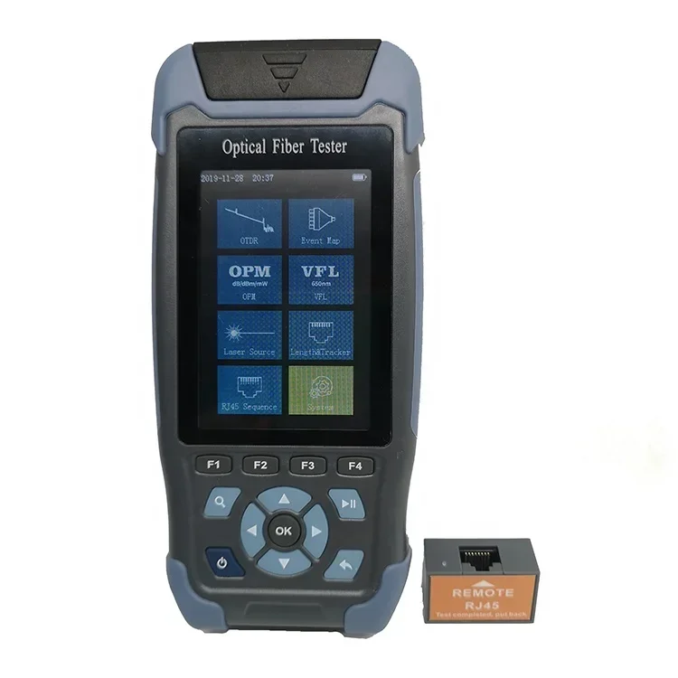 Handheld Smart Professional Multi-functional OTDR Mini Optical Fiber Tester 1310/1550nm 24/22dB 60KM OTDR Optical Function Test