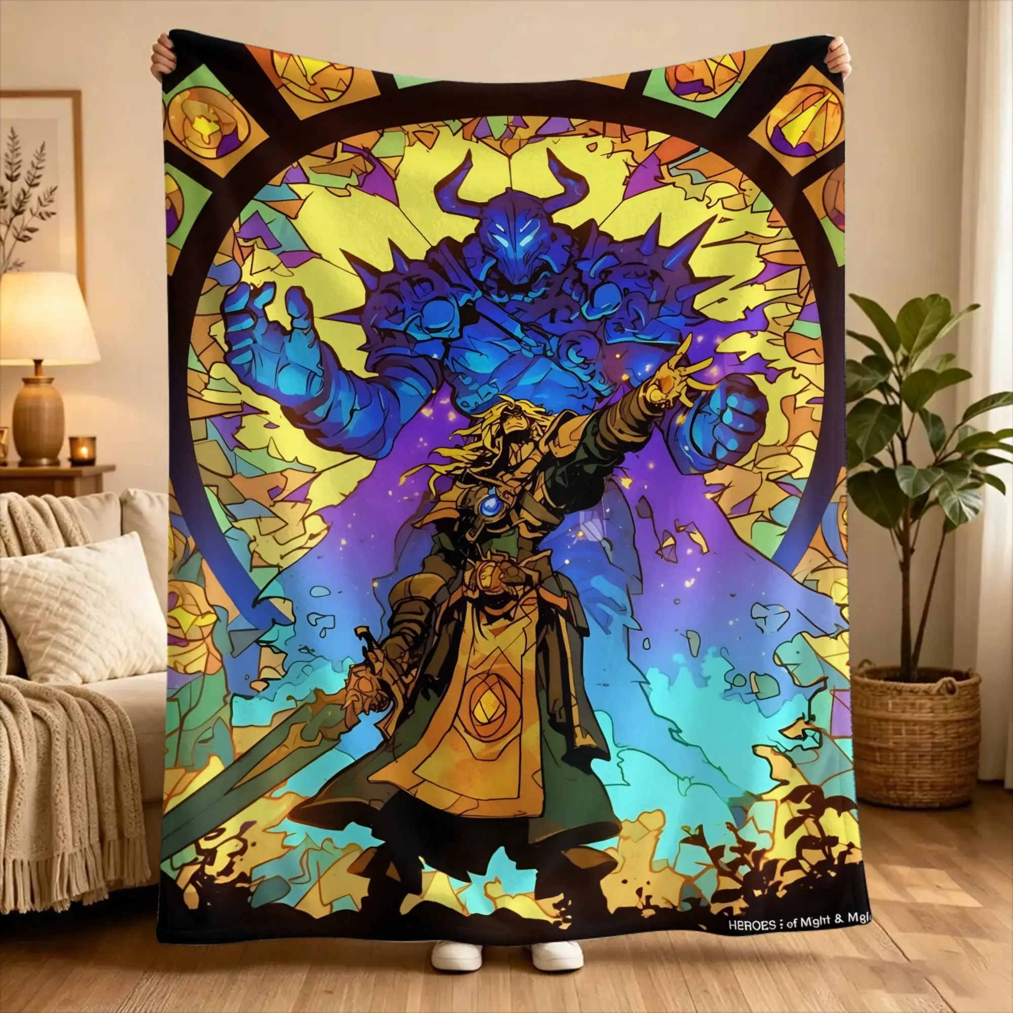 World of Warcraft Game Blankets Quality Warm  Throw Blanket Winter Students Couch Chair Print Bedspread