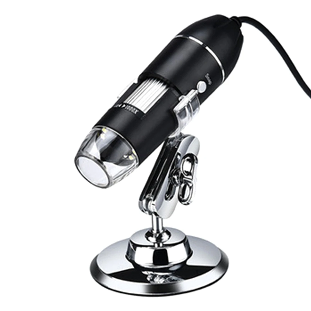 

3 in 1 USB Digital Microscope, Endoscopic Camera, Adjustable Magnification with PC Bracket, 1600X