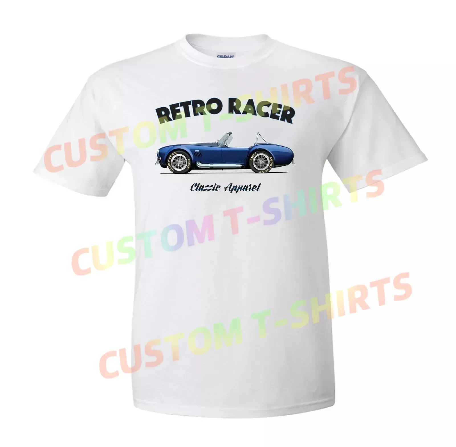 

AC COBRA SHELBY 427 T-shirt. RETRO BRITISH. RETRO AMERICAN. CLASSIC. MODIFIED