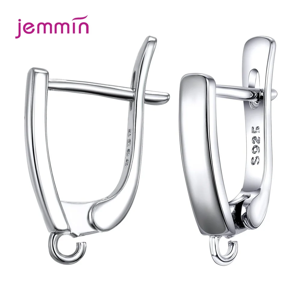 

Высококачественные компоненты для создания модных украшений, фурнитура для самостоятельного изготовления украшений, подлинные серебряные элементы 925 пробы для женских украшений, фурнитура для серег.