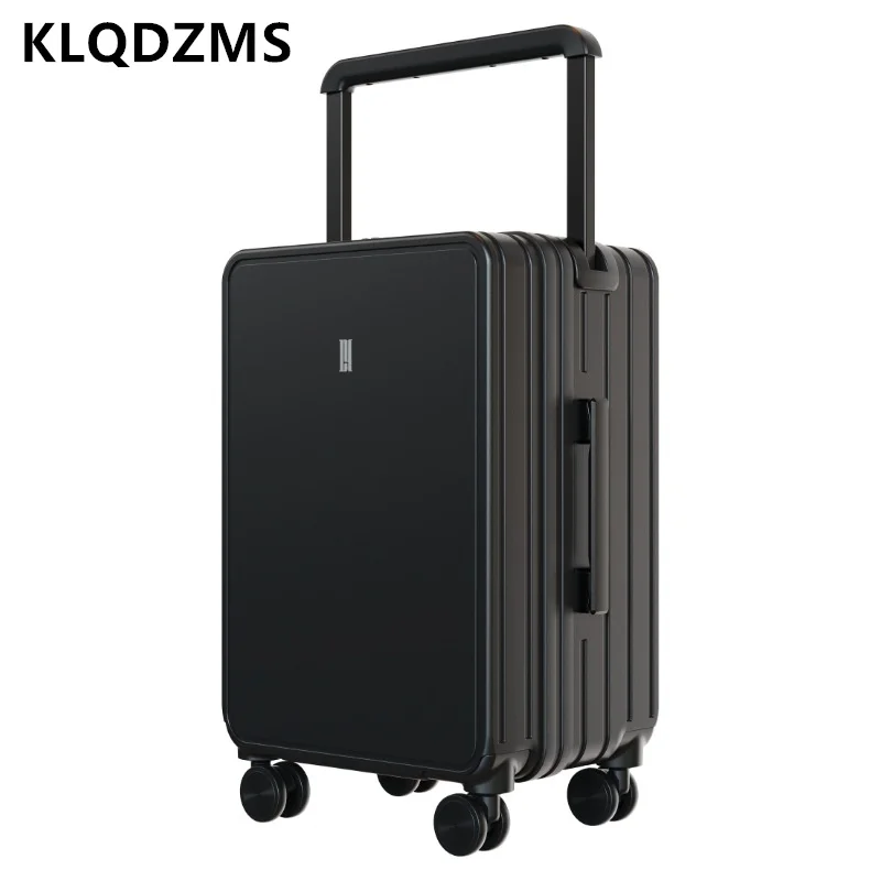 Klqdzms 20 "22" 24 "26 Inch Bagage Dames Grote Capaciteit Trolley Tassen Heren Business Boarding Koffers Met Wielen Rollende Koffer