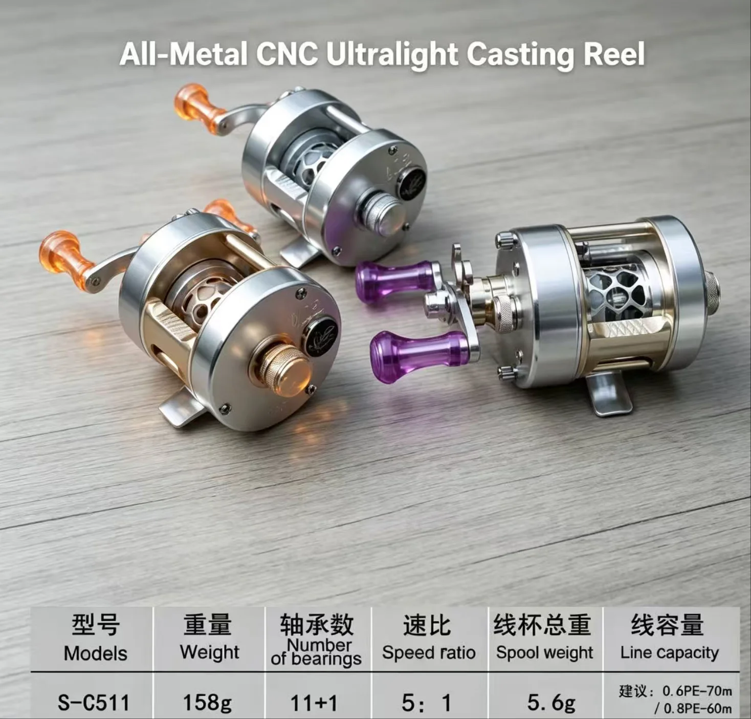 Aioushi Micro Drum Small Monster Third Generation CNC Processing Ultra Light Wire Cup Makou White Strip Launch Special