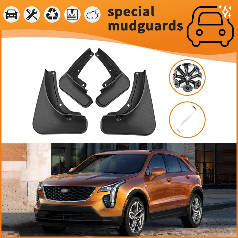 

For 16-23 models Cadillac XT4 XT5 XT6 Mudguards Fender Mudflaps Front Rear Flares Splash Guards Cover Car Accessorie