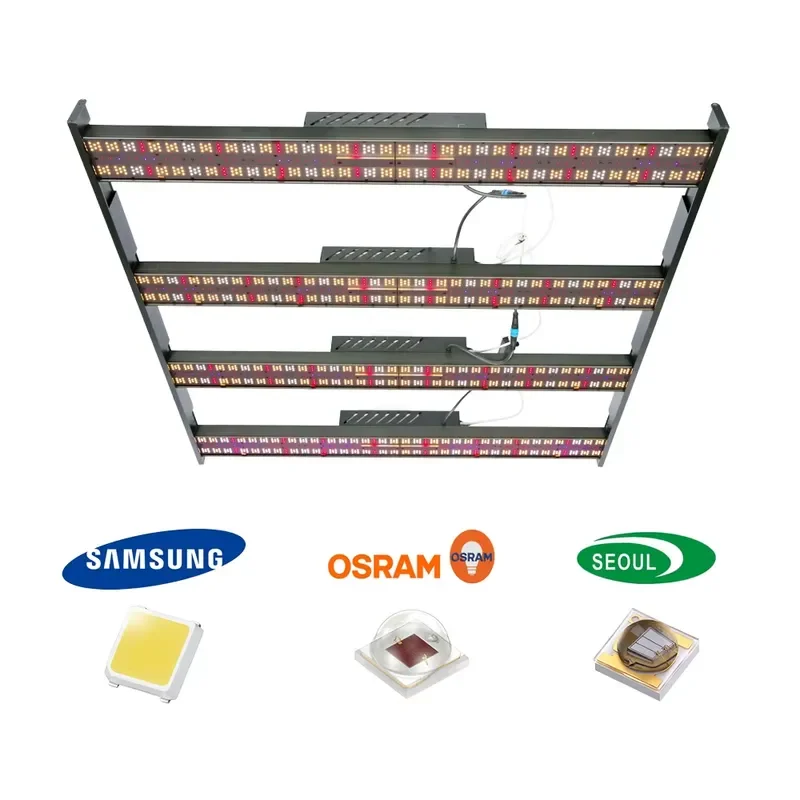 for 4x4ft 800W LED Grow Light Full Spectrum Dimmable Plant Lamp with APP Control IR 660nm Professional Indoor Growing for All