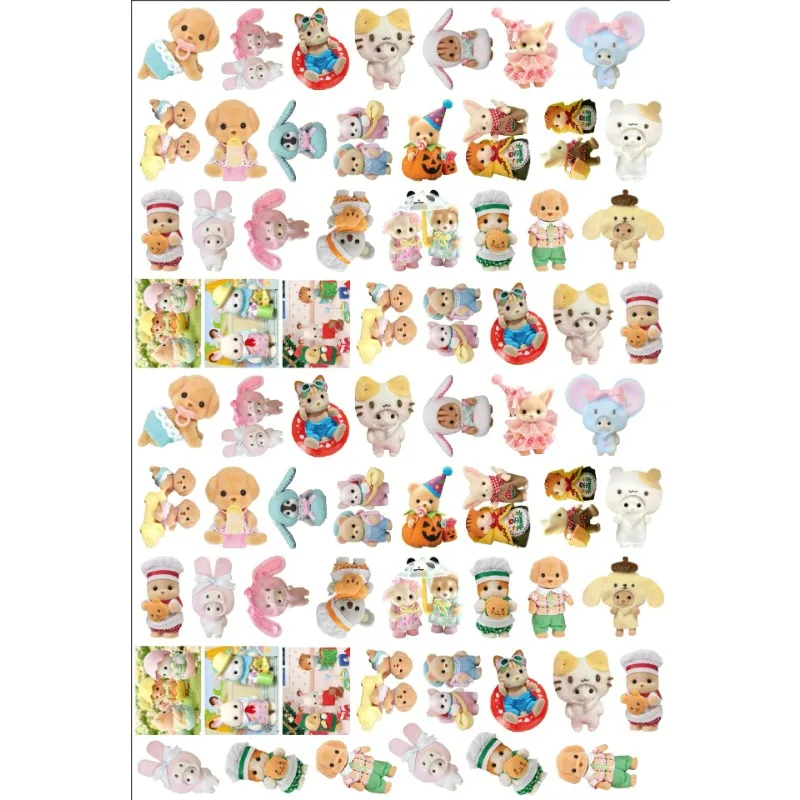 MINISO Acrylic Accessories DIY Sheet S P Kitty Double Transparent Acrylic Sheet DIY Phone Case Storage Tissue Paper Sonny Angel