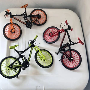 Mini Finger Mountain Bike Diecast Bicycle League, Collection Simulation, Running Casting, Bike Metal Toys for Boys, 1:10 8 Main Miniature Bike Sales - №2