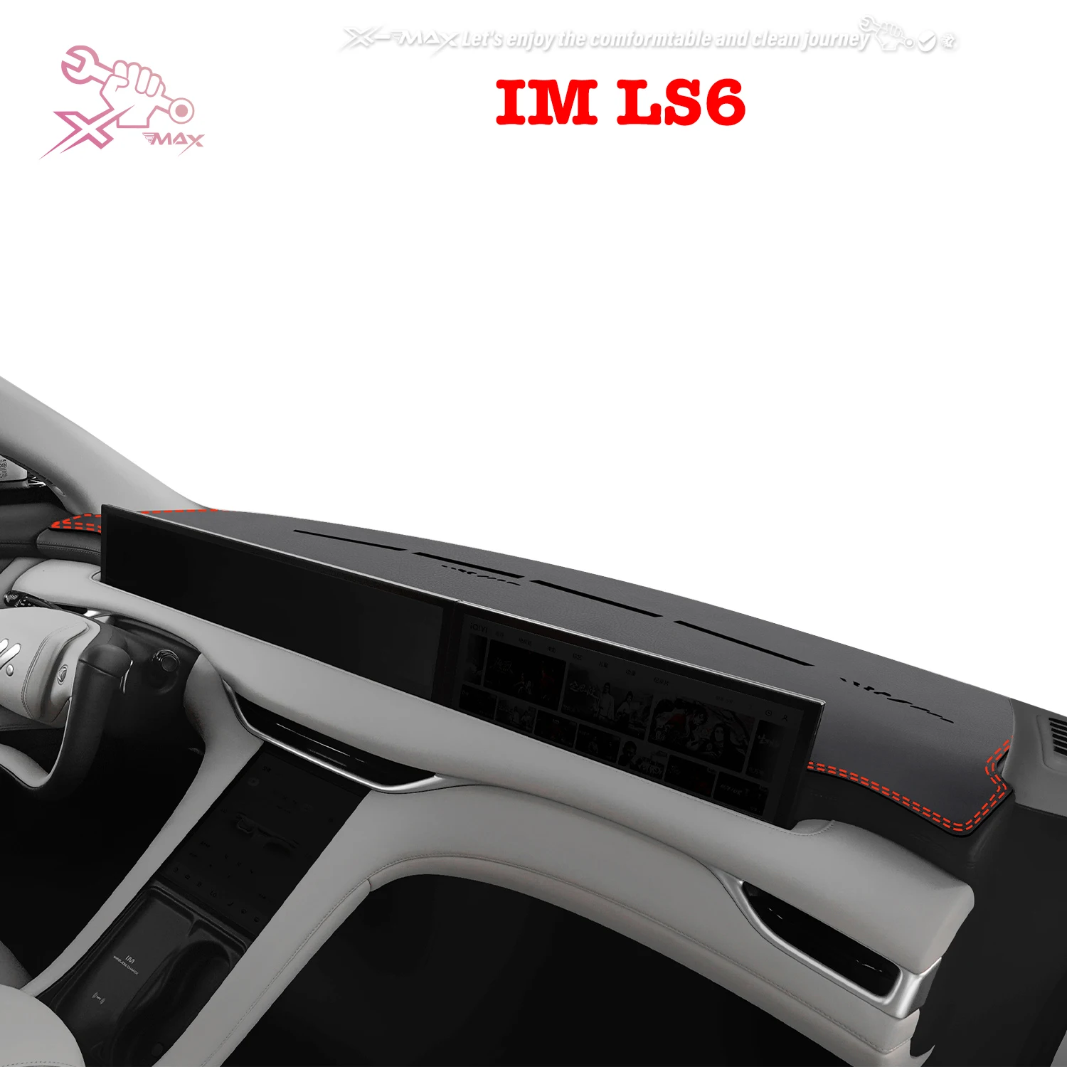 

Left-hand Drive Car Dashboard Mat For IM LS6 2023-2026 Light Blocking Pad Center Console Dash Mat Sunshield protector