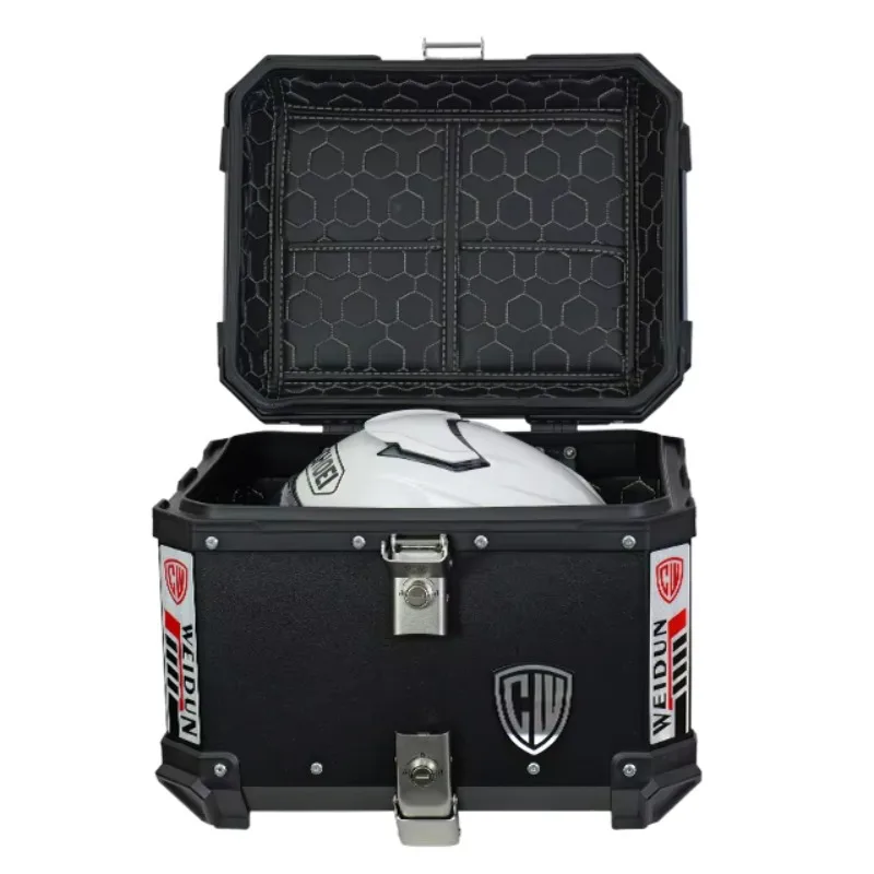 STLF 45L دراجة نارية العالمي مربع خلفي قوس دراجة نارية مربع خلفي ضوء الدراجة الذيل الجذع #1