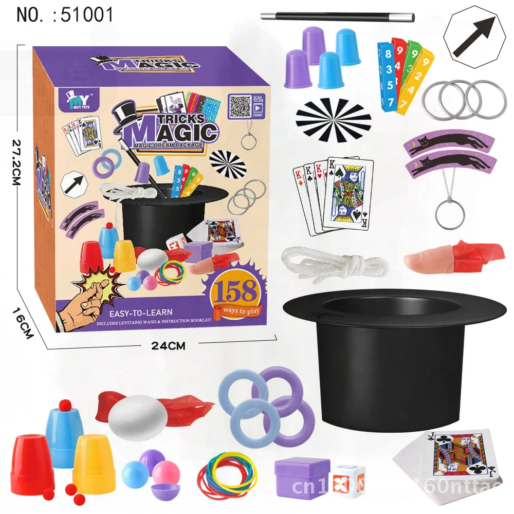 children's-magic-toy-gift-box-high-performance-poker-suit-magic-props-for-primary-school-students-youth-7-14-years-old