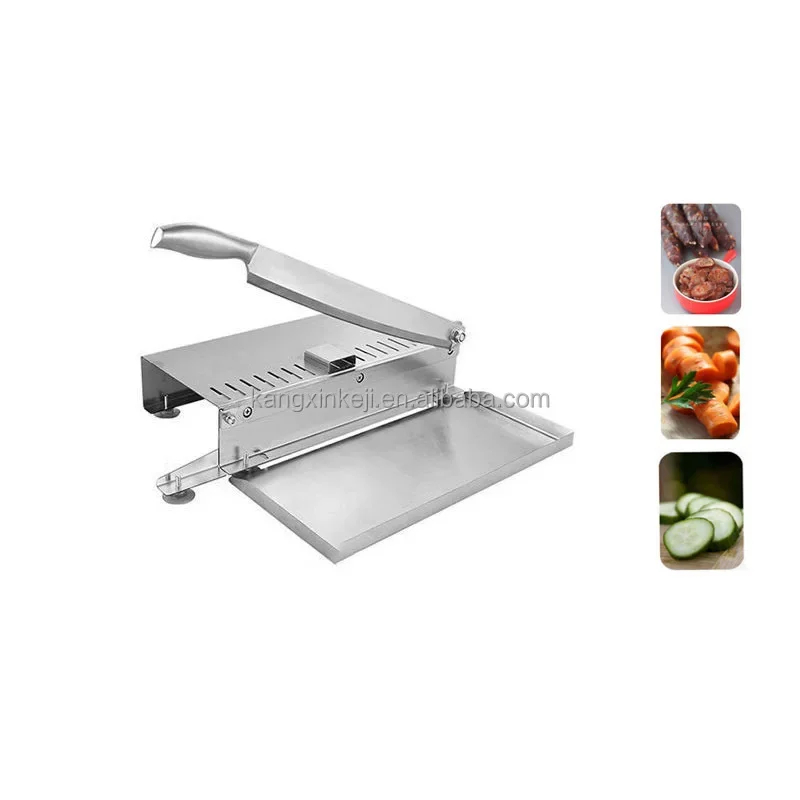 Manual bone saw cutter stainless steel lamb meat cutting machine