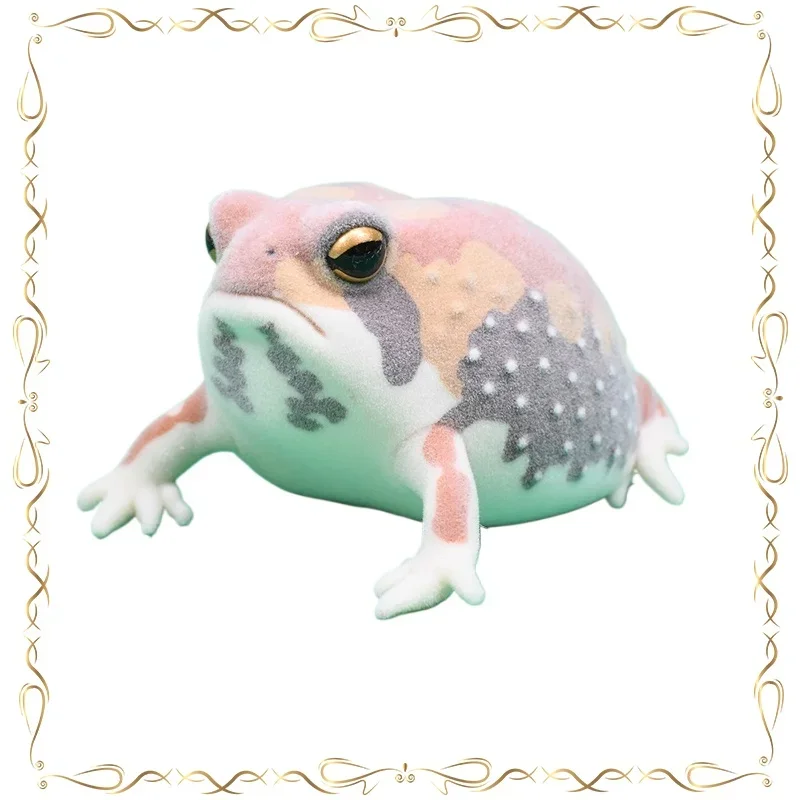 

Breviceps Adspersus Gashapon Collection Desktop Ornament Flocking Action Figure Model Toys