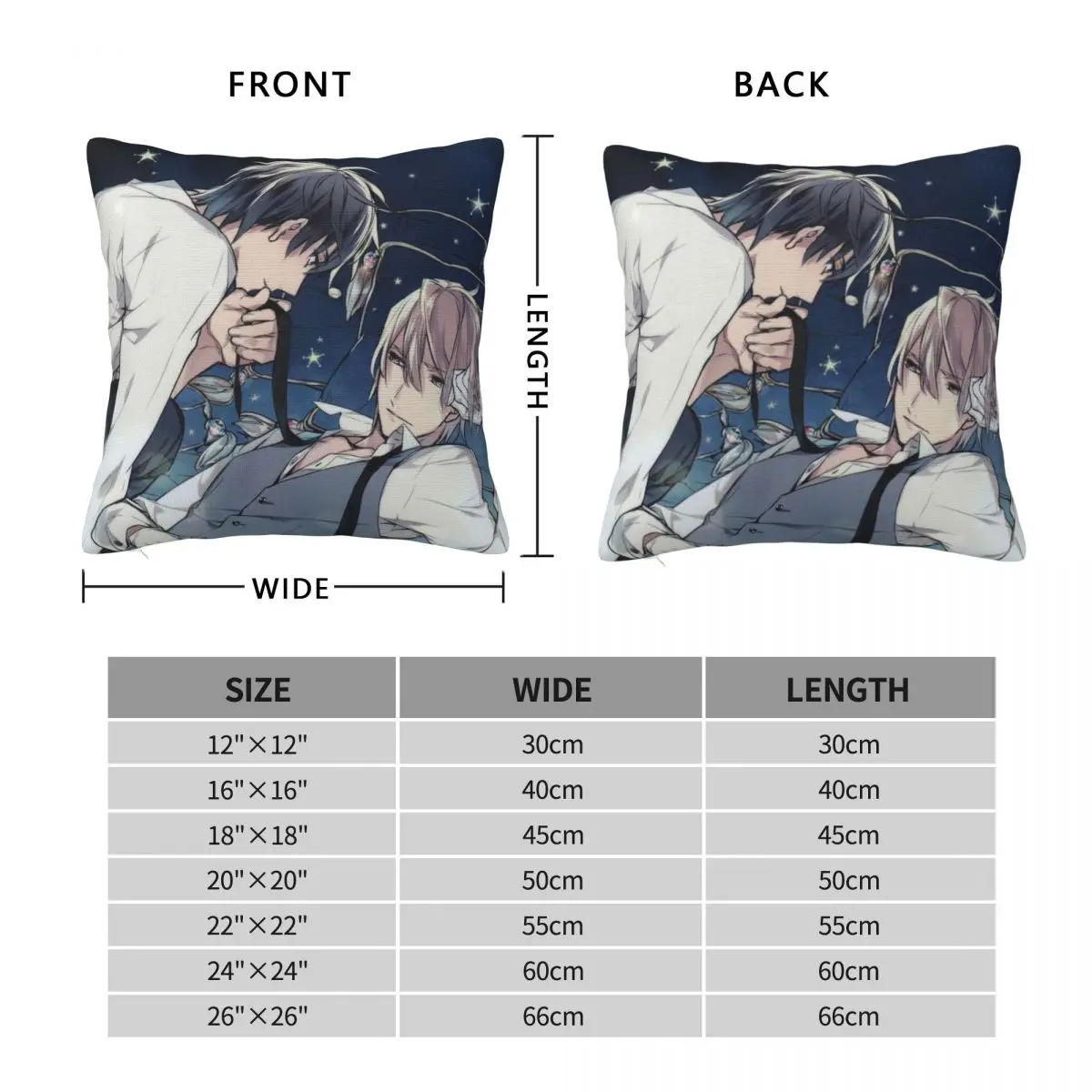 Ten Count Starry Lovers Pillowcase Polyester Linen Velvet Printed Zip Decor Throw Pillow Case Car Cushion Cover Wholesale