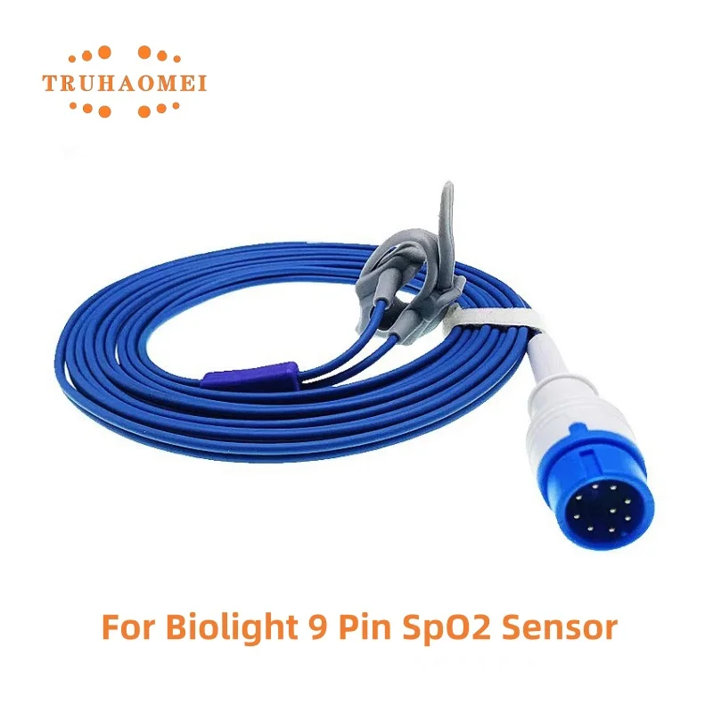 7 Pin DS-100A SpO2 Sensor OXI-A/N For Nellcor Edan Biocare Comen Mindiray Goldway Non Oximax 2.5M Long Wire