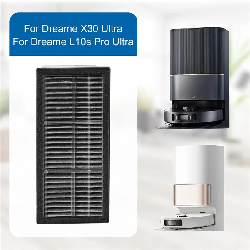 

AA76-HEPA-фильтр для робота-пылесоса Dreame X30 Ultra/L10S Pro Ultra, запасные части, аксессуары, моющийся фильтр и Reu
