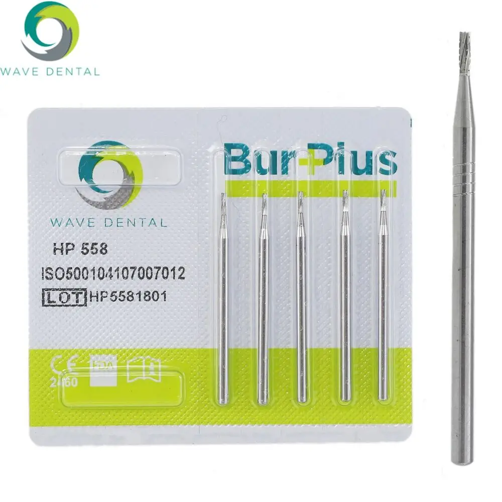 Wave Dental Carbide Burs For Low Speed Straight Handpiece HP 555 557 558 Prima