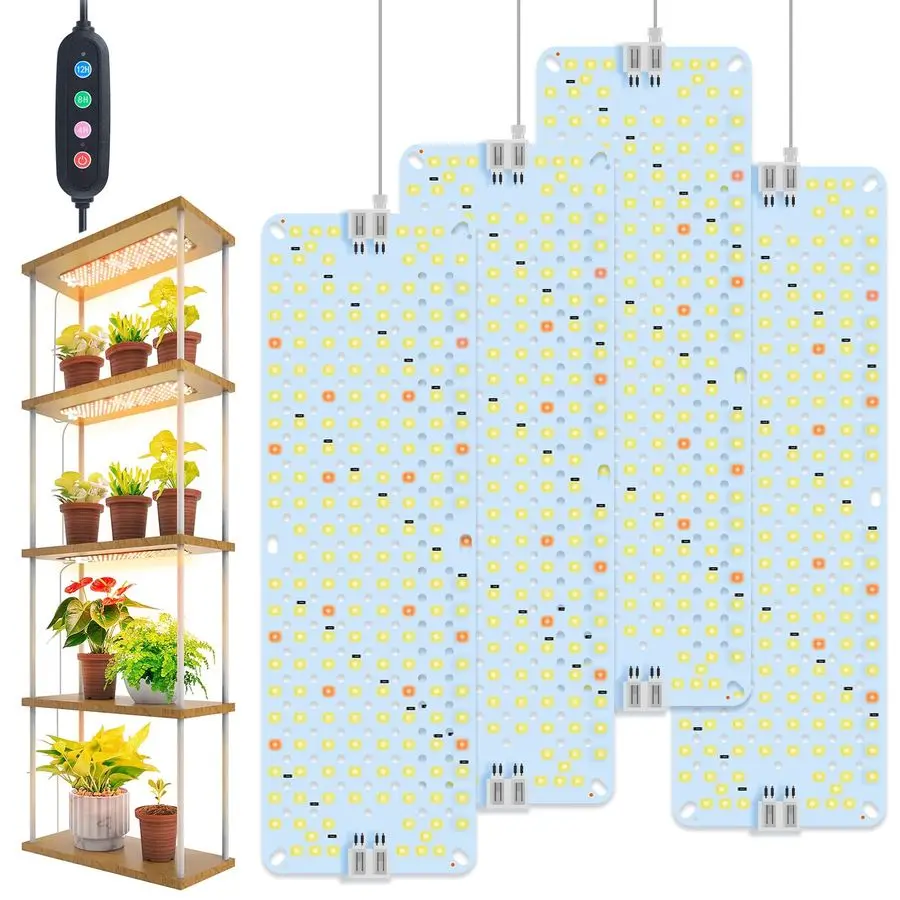 

Panel Grow Lights for Indoor Plants, FECiDA 2026 LED Plant Grow Light for Under Cabinet Plants, Full Spectrum Growing Lamp with