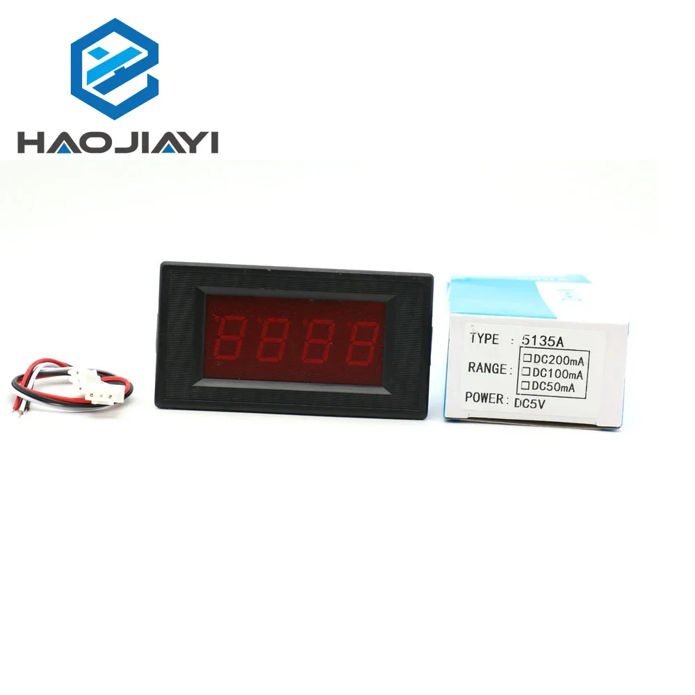 50mA LED Digital Ammeter DC 0-50mA  Analog Amp Panel Meter Current for CO2 Laser Engraving Cutting Machine