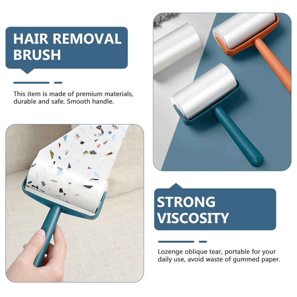 

Plastic Lint Rollers Hair Cleaning Tools Strong Adhesiveness No Marks Removes Clothes Pet Hair Sofa Durable Long Use Compact