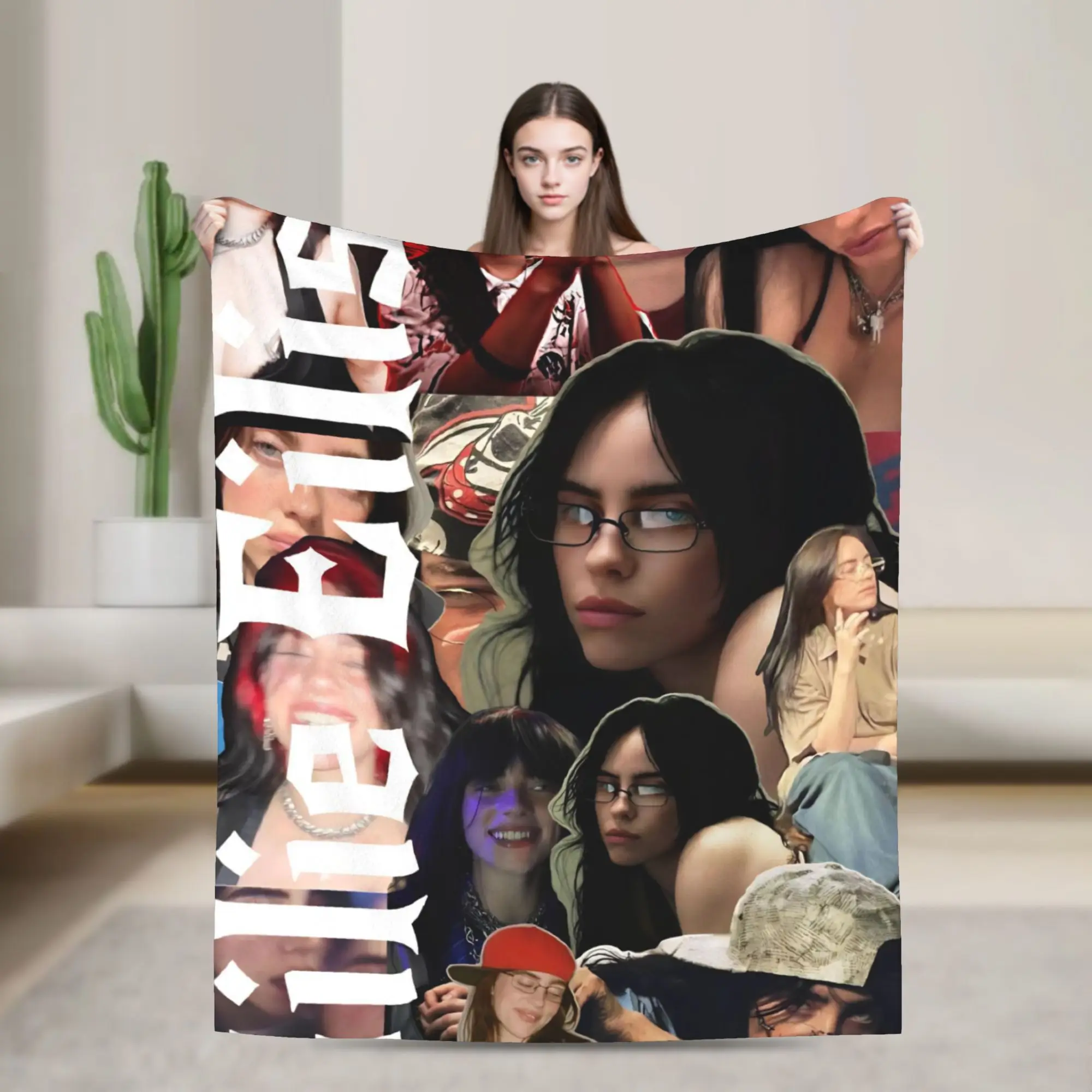 

Одеяло для альбома Hit Me Singer, мягкие пушистые плюшевые одеяла разных размеров для дивана, дивана и кровати