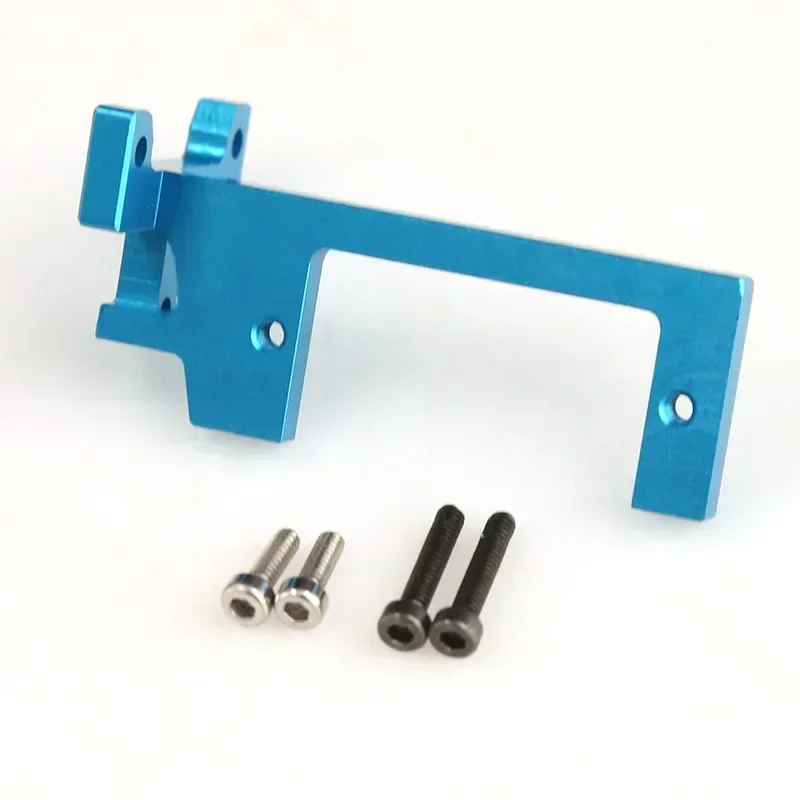 Metalen Versnellingsbak Shift Stuurinrichting Beugel Servo Mount Voor 1/14 Rc Truck Oplegger Scania Man Benz Actros Auto Diy Onderdelen