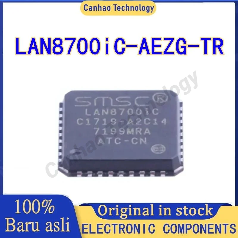 5PCS LAN8700iC-AEZG-TR LAN8700iC-AEZG LAN8700iC LAN8700 LAN IC Chip QFN-36 in Stock 100% New Origin