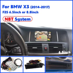 HD Rearview backup front camera module For bmw x3 F25 2014 2015 2016 2017 original screen update rearview HD Trunk Handle NBT