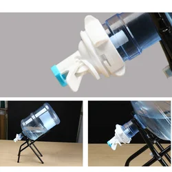 High Quality 1pc Plastic Small Portable Water Dispenser Eco-friendly Bottle Cap Reusable Home Inverted Water Dispenser Spout