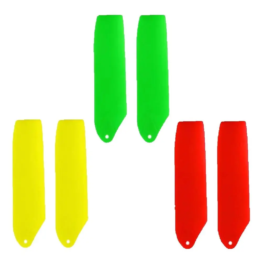 

Запасная часть для радиоуправляемых вертолетов: пластиковые хвостовые лопасти 62 мм/69 мм для вертолетов 450/450L/480, 3 цвета