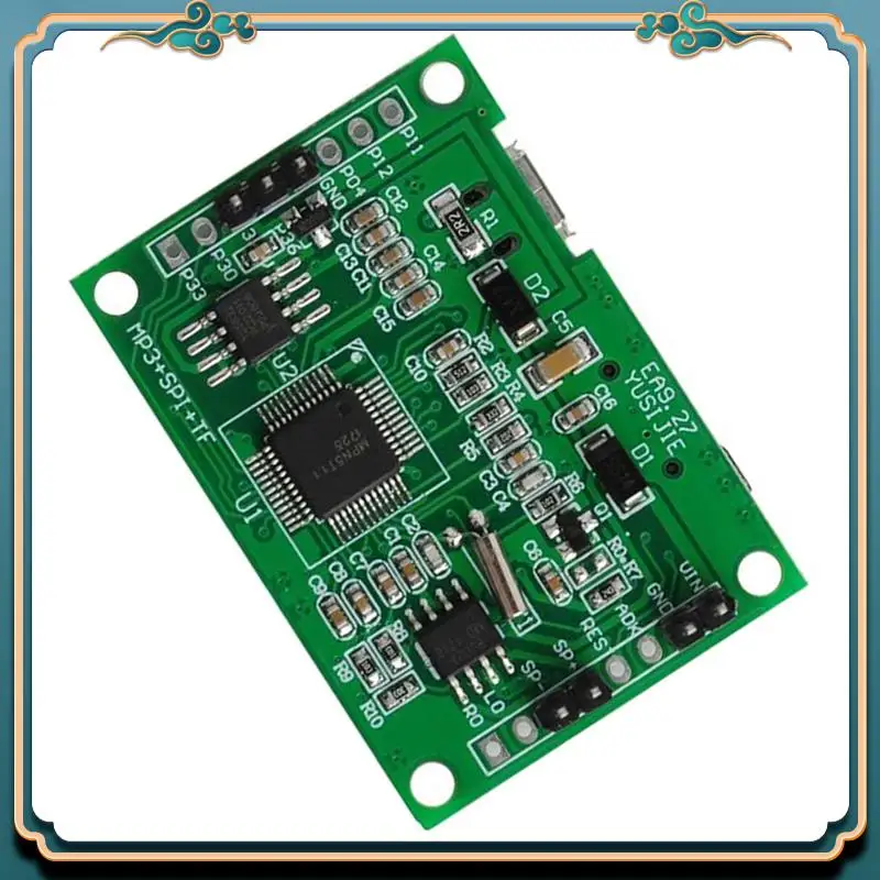 (جديد) - مجموعة تشغيل صوت موسيقى MP3 DIY مع وحدة تسجيل الصوت بمستشعر PIR، تنزيل USB يدعم بطاقة TF