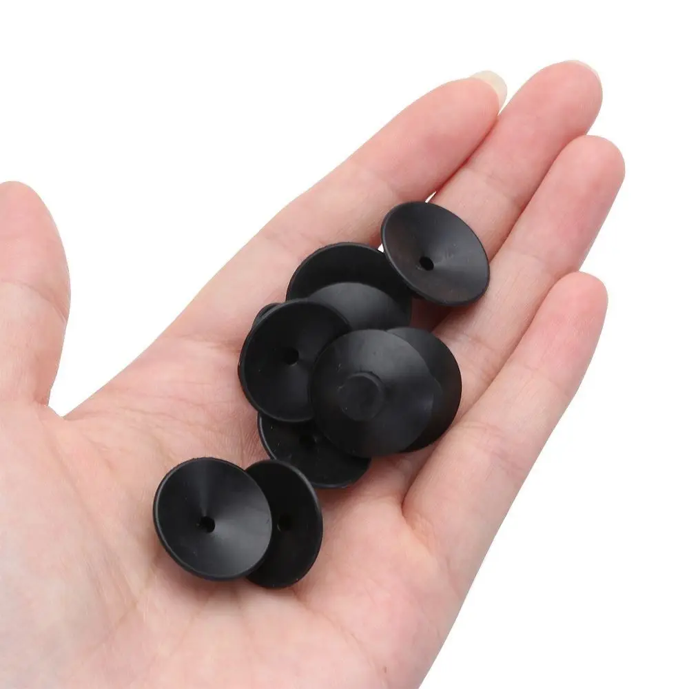 10 Stück Schwarze Aquarium-Saugnapfklammern, Pumpenhalter, Rohrfixierungswerkzeug, Luftpumpenhalter, Saugnapfklammer für Glasoberflächen – Detail 7