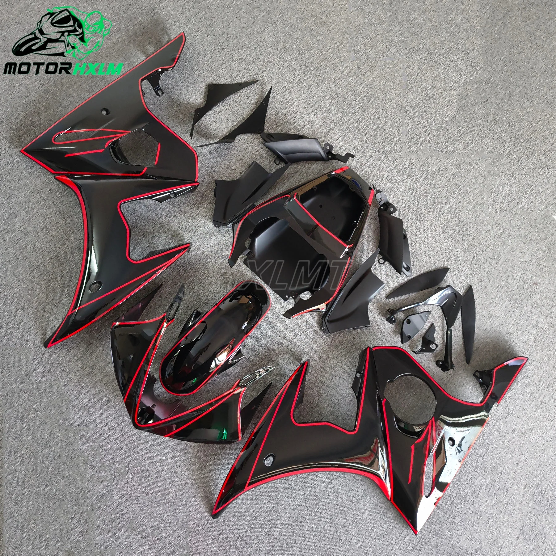 ABS High quality bodywork for YAMAHA R6 fairing kit 2003 2004 2005 matte black Fit YZF R6 fairings 03 04 05