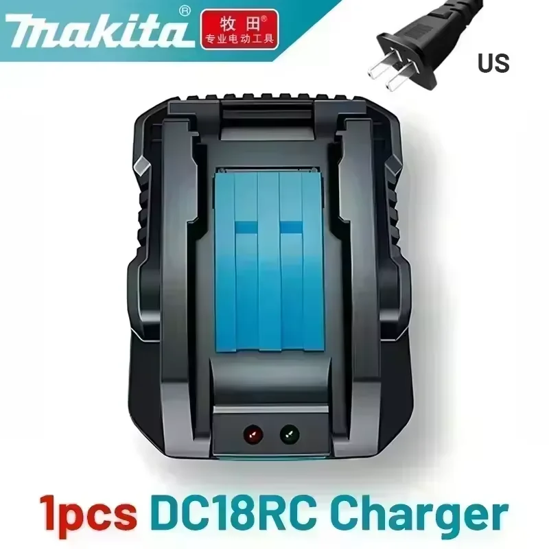 Originele Makita 18V 4-slots snellader DC18RD voor BL1860 BL1850 BL1030 BL1860B, 6.0Ah 5.0Ah 3.0Ah Li-ion accu's