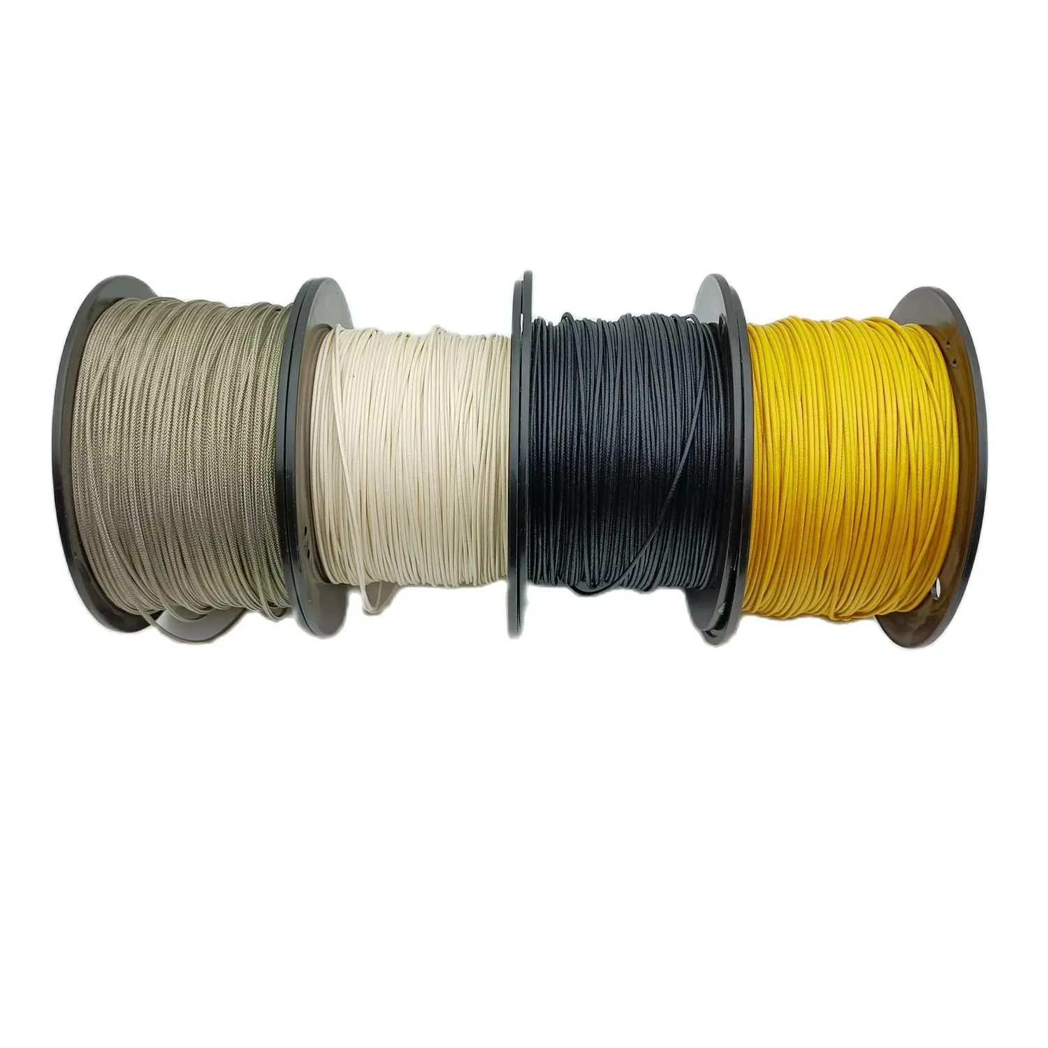 

30 feet (10-white/10-black/10-yellow) Gavitt fabric pre-buckled 7 strands pushed back 22 watt style guitar cord