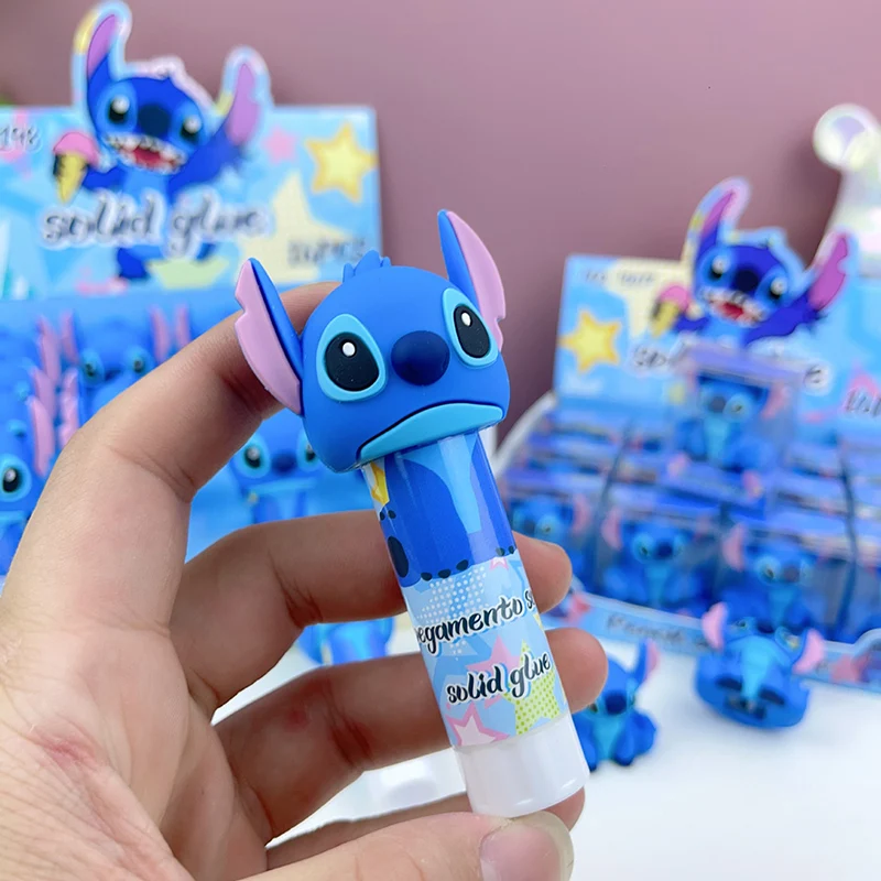 Imagem -03 - Disney Cartoon Stitch Super Forte Cola em Bastão Cola Sólida Estudante Papelaria Escritório e Material Escolar Atacado 16 Pcs