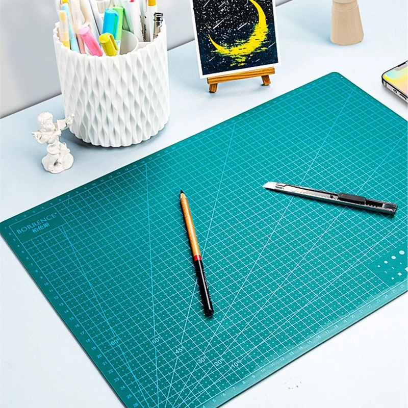 PP Cutting Mat Workbench Patchwork Cut Pad Sewing Manual DIY Knife Engraving Leather Cutter Board Single Side Underlay