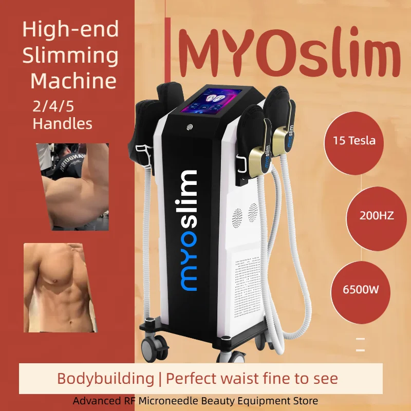 

New RF body sculpting machine MYOslim EMS, massager for weight and fat loss, 15 muscle stimulation devices for electromagnetic s